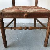 Chaise de nourrice esprit Arts and Crafts debut XXeme.