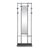 1950s chrome-plated aluminum entrance hall