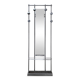 Chrome-plated aluminum entrance locker, 1950s