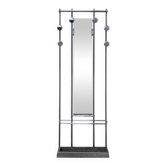 Chrome-plated aluminum entrance locker, 1950s