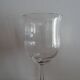 9 Baccarat crystal red wine glasses, Capri model, signed - 15 cm