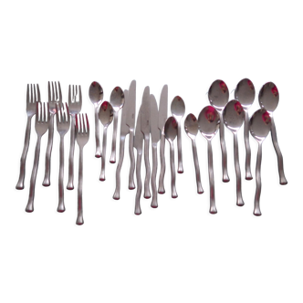 Stainless steel housewife design model 24 pieces