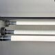 Grey Industrial Hanging Tube Light from Polam Gdansk, 1970s