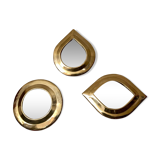 Trio Miroir Laiton
