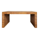 Table ou bureau en tressage d'osier