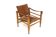 Leather “Safari” armchair, Aage Bruun & Son, Denmark, 1960s