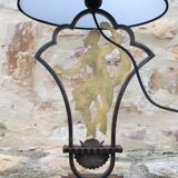 Lamp by edgar brandt in art deco wrought iron
