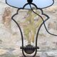 Lampe de edgar brandt en fer forgé art déco