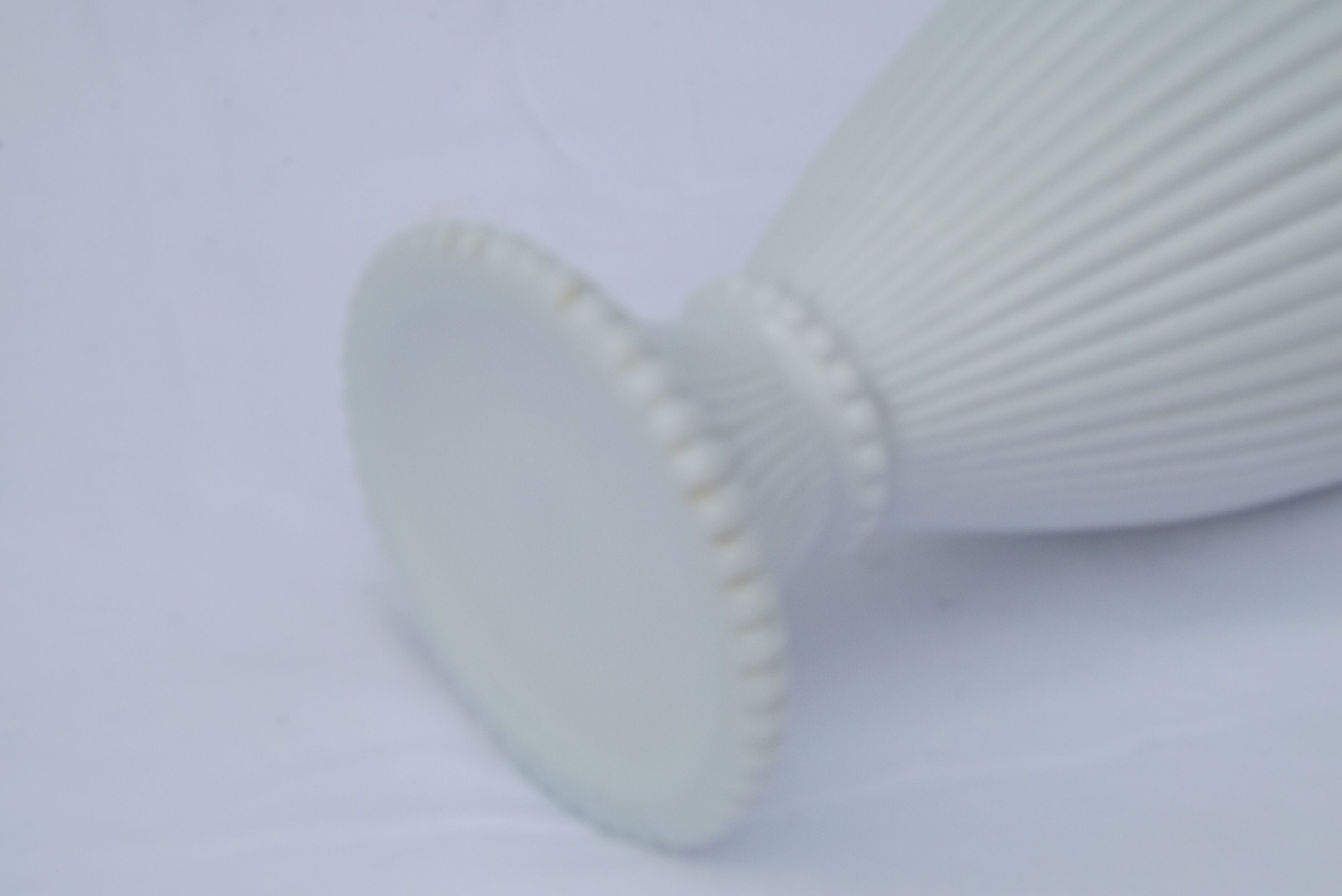 Pitcher vintage glass white opalin way porcelain