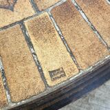 Table basse Herbier ronde Roger Capron