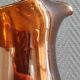 Vintage Spanish Sangria Carafe - Retro Amber Glass Jug