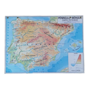ancienne carte MDI Espagne-Péninsule