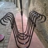 Wrought iron magazine holder