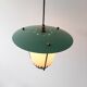 Vintage suspension lamp 50s