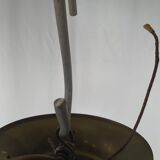 Lustre en verre de Murano et laiton avec double support