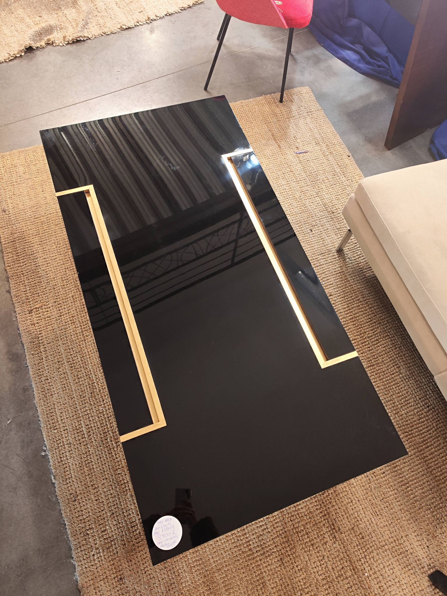 Rare Roche Bobois coffee table from the 1970s.