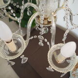 6-light chandelier with tassels