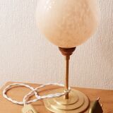 Art Deco opaline table lamp