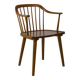 Fauteuil à dossier en fuseau par Axel O. Larsen, Modèle 1776 FH, Danemark, années 1940.