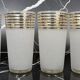 6 water glasses / frosted orangeade glasses
