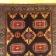 Handmade persian yalameh rug 204x124cm