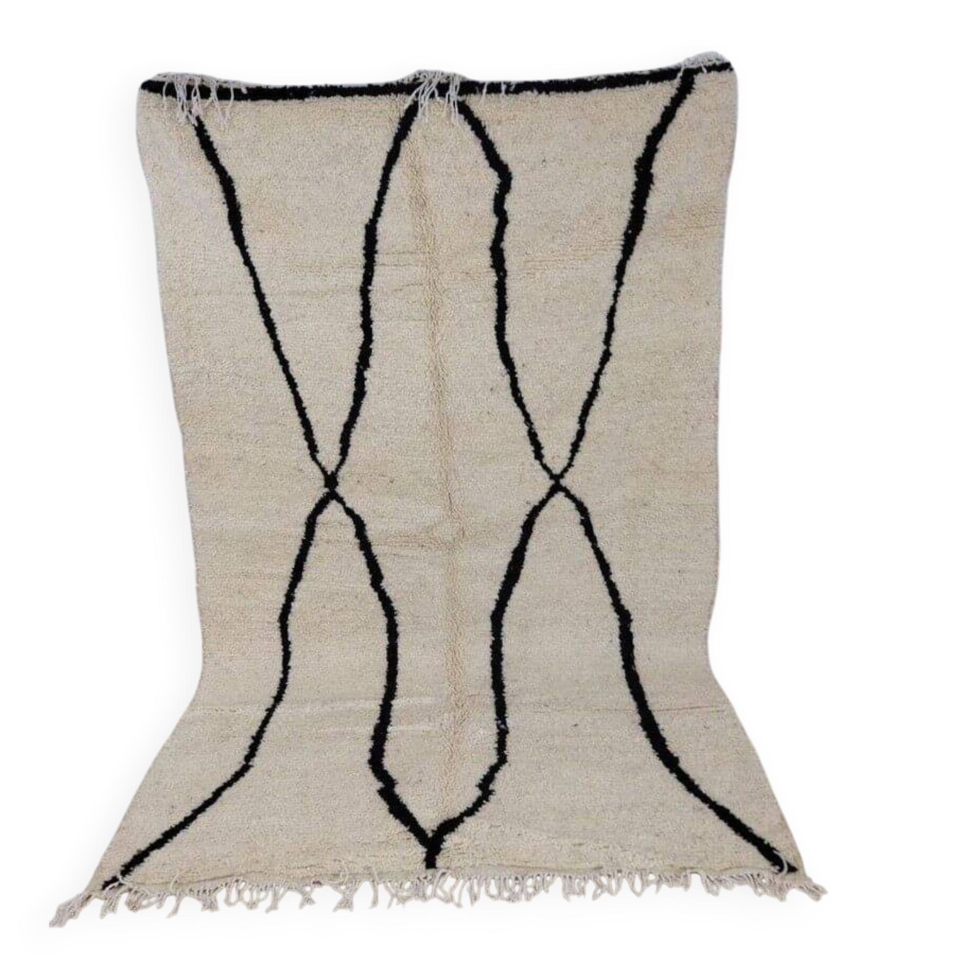 Traditional handmade Berber rug, size 150 x 250 cm