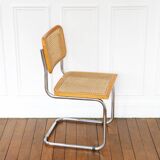 Chaise Cesca B32 Breuer Made in Italy - Cannage de l'assise refait