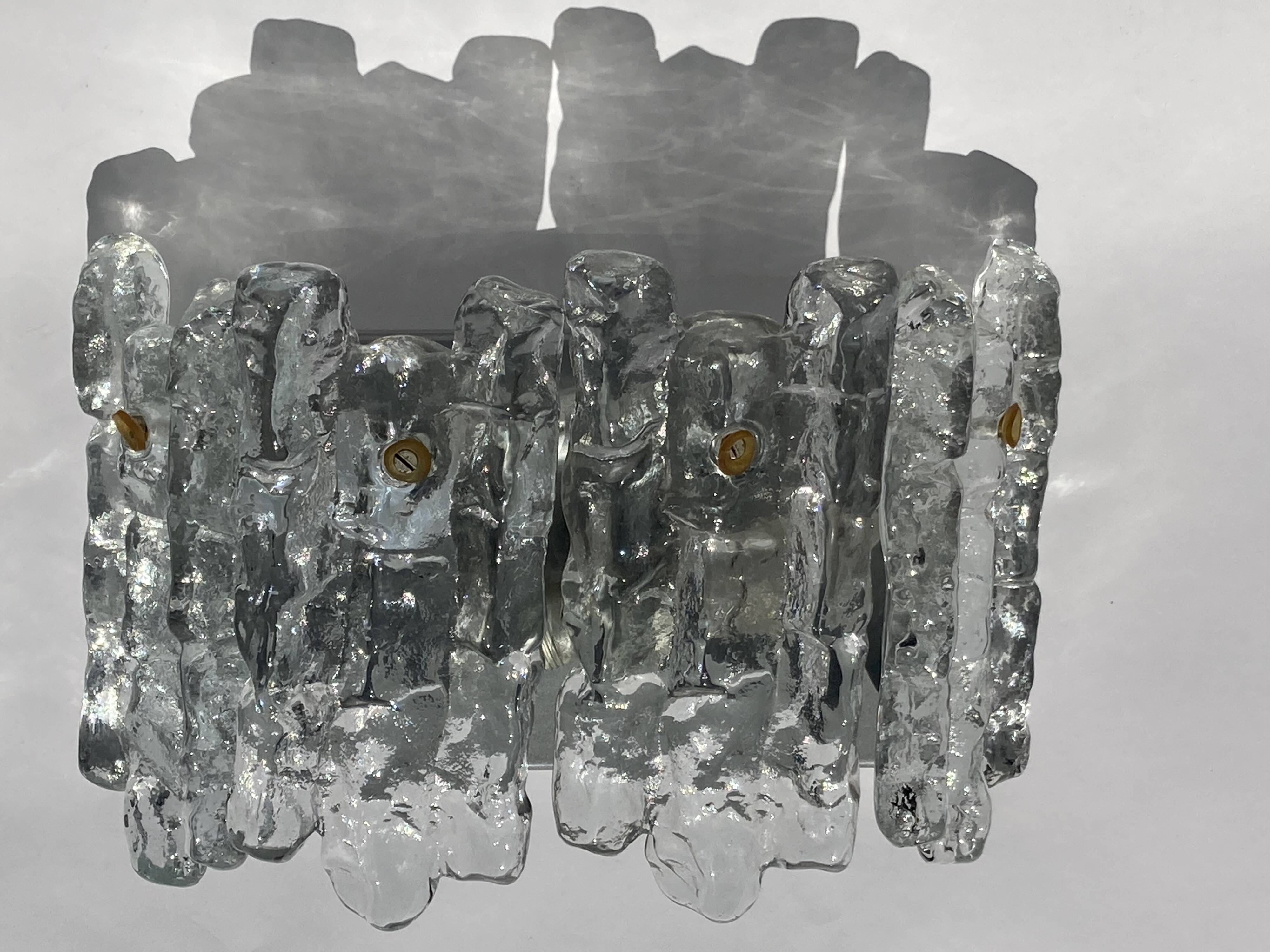 Kalmar Murano glass wall sconces