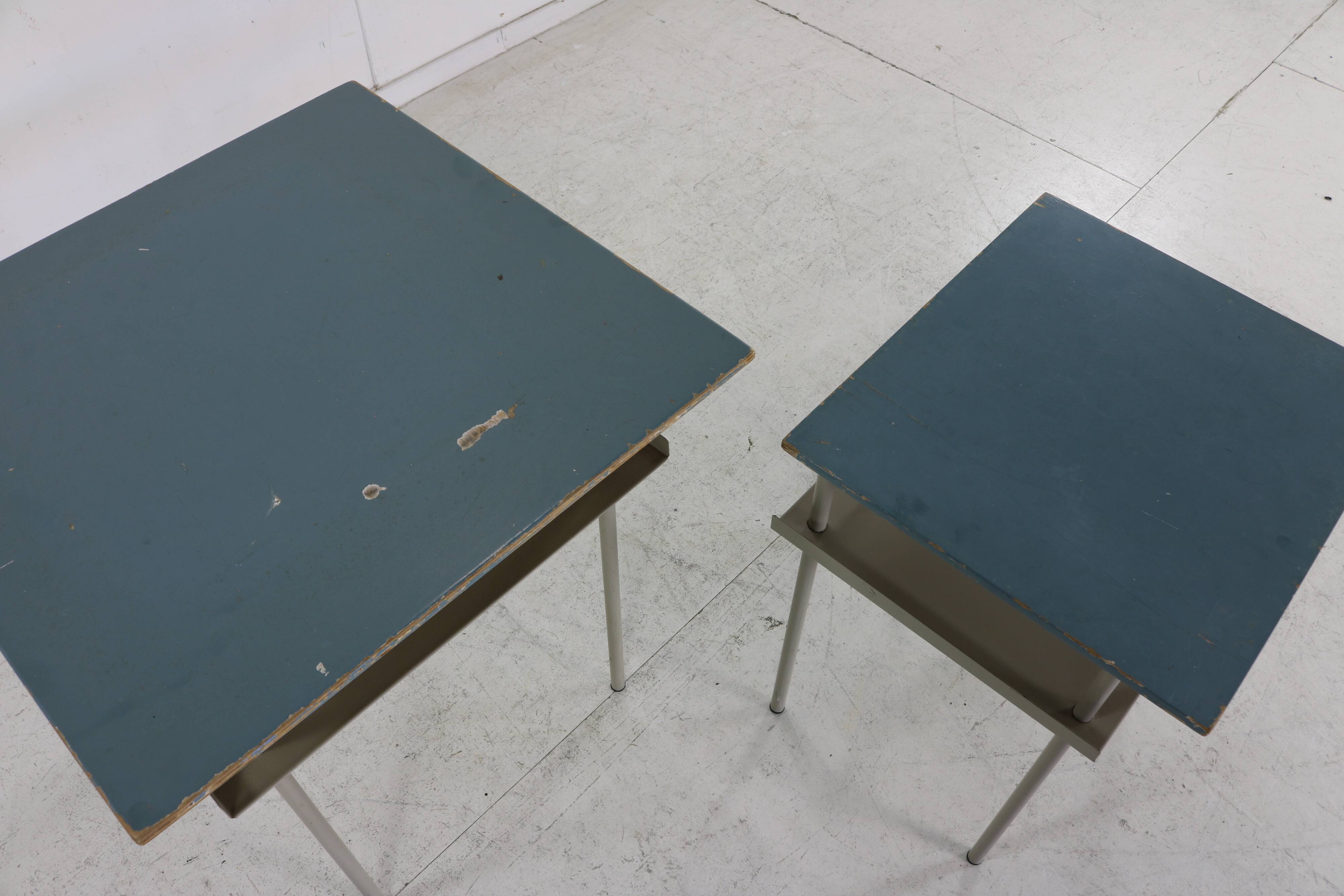Dutch design set of two sidetables by Wim Rietveld for Auping Holland