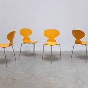 set of 4 'Ant' chairs by Arne Jacobsen for Fritz Hansen, 1974