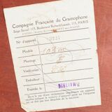 Gramophone turns model 103 old 1926