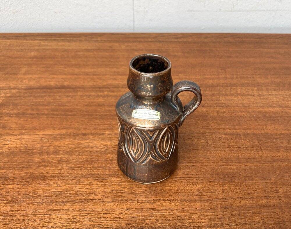 Vase de Pottery Studio Danois du Milieu du Siècle de Lovemose Danemark, années 1960