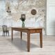 Vintage farmhouse table with spindle legs.