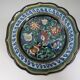Ceramic plate hand decoration