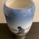 Vase danois en porcelaine, la petite sirène de Royal Copenhagen Langelinie, 1970