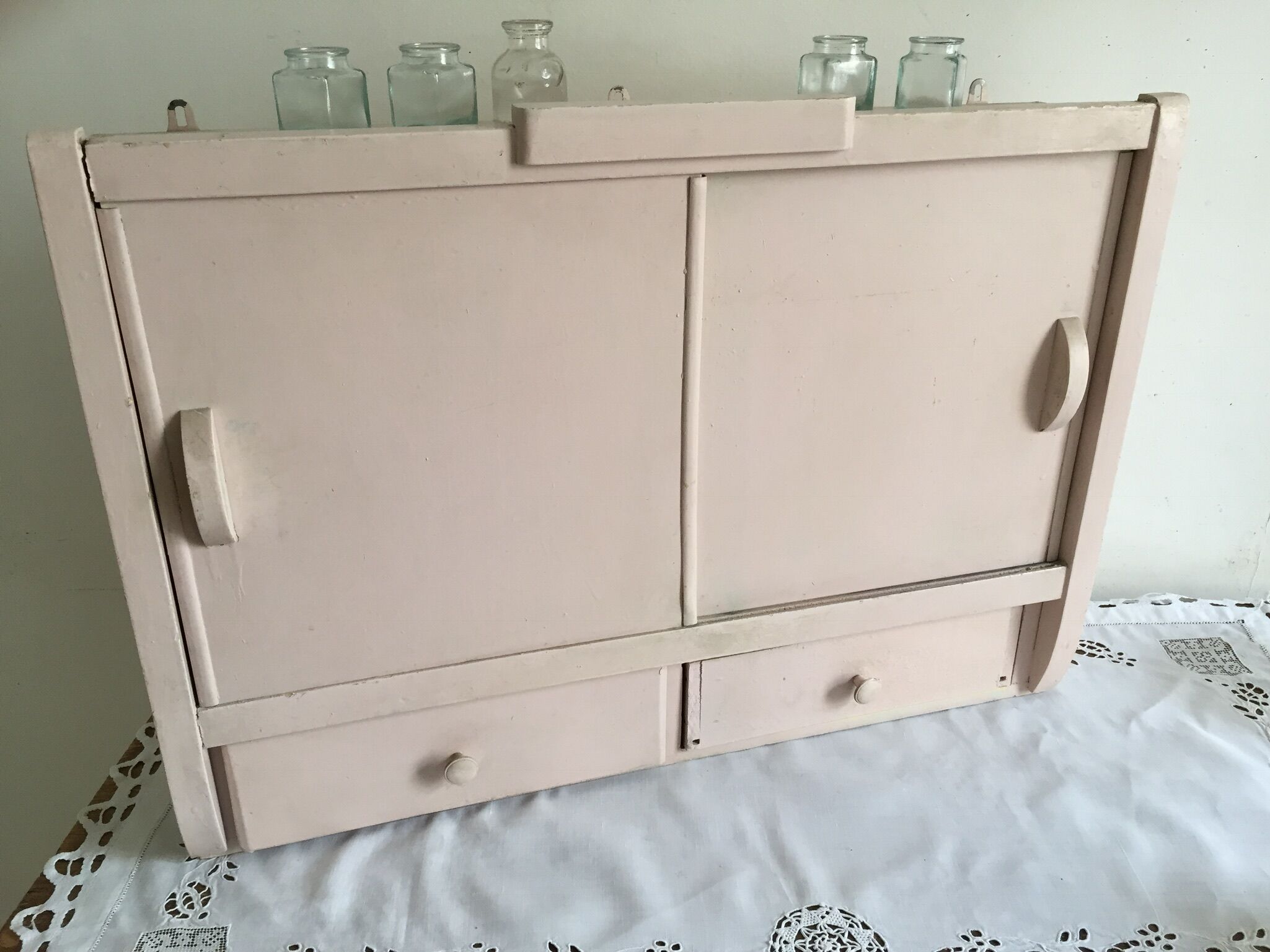 Toilet cabinet, bathroom vintage