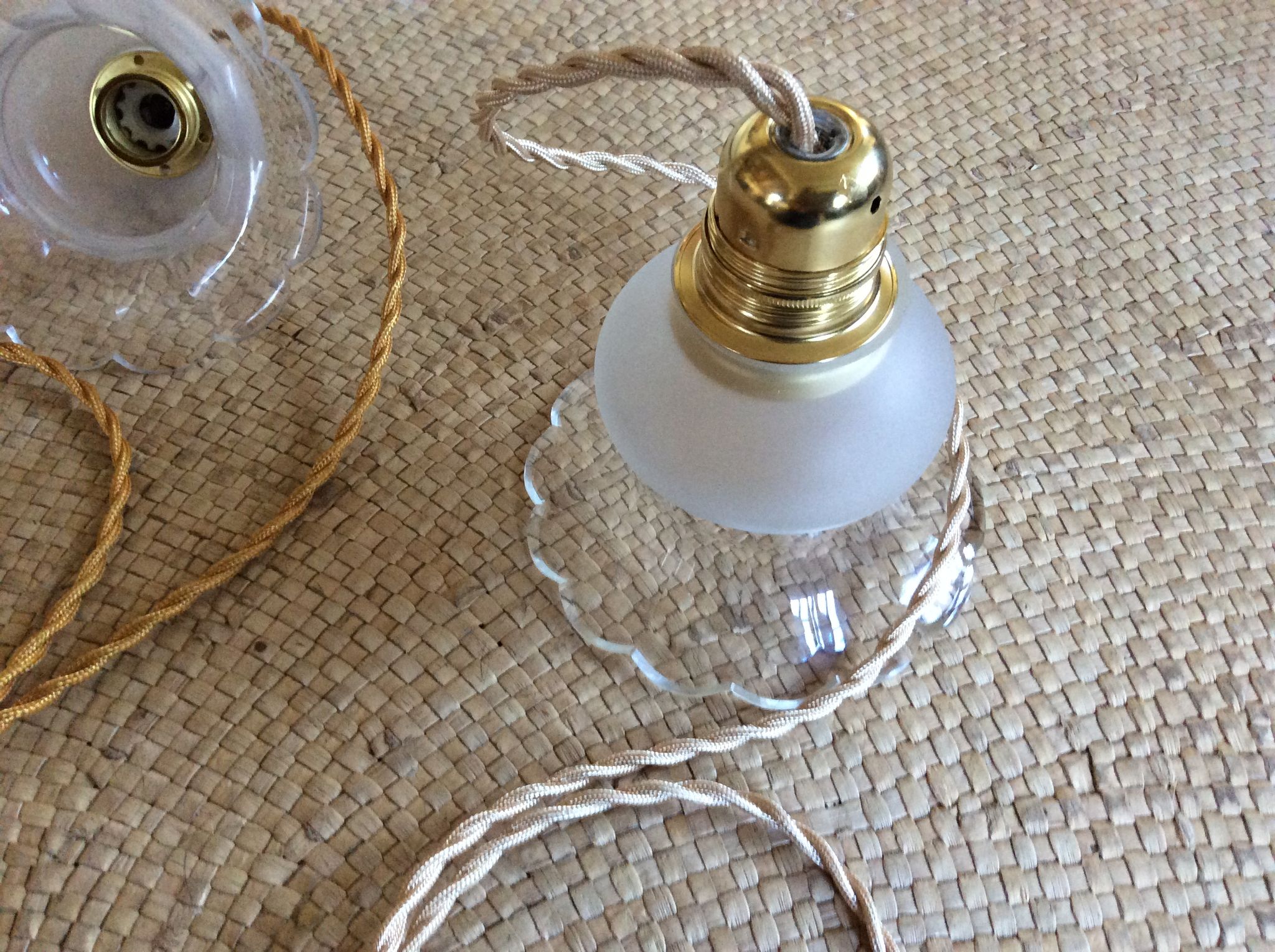 Set de 2 suspensions vintage