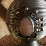 Metal bedside lamp