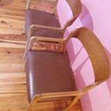 Pair of Chair "sled" by Baumann