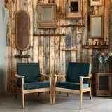 Pair of Scandinavian armchairs (renovated)