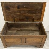 Natural oak wood chest, bedside chest