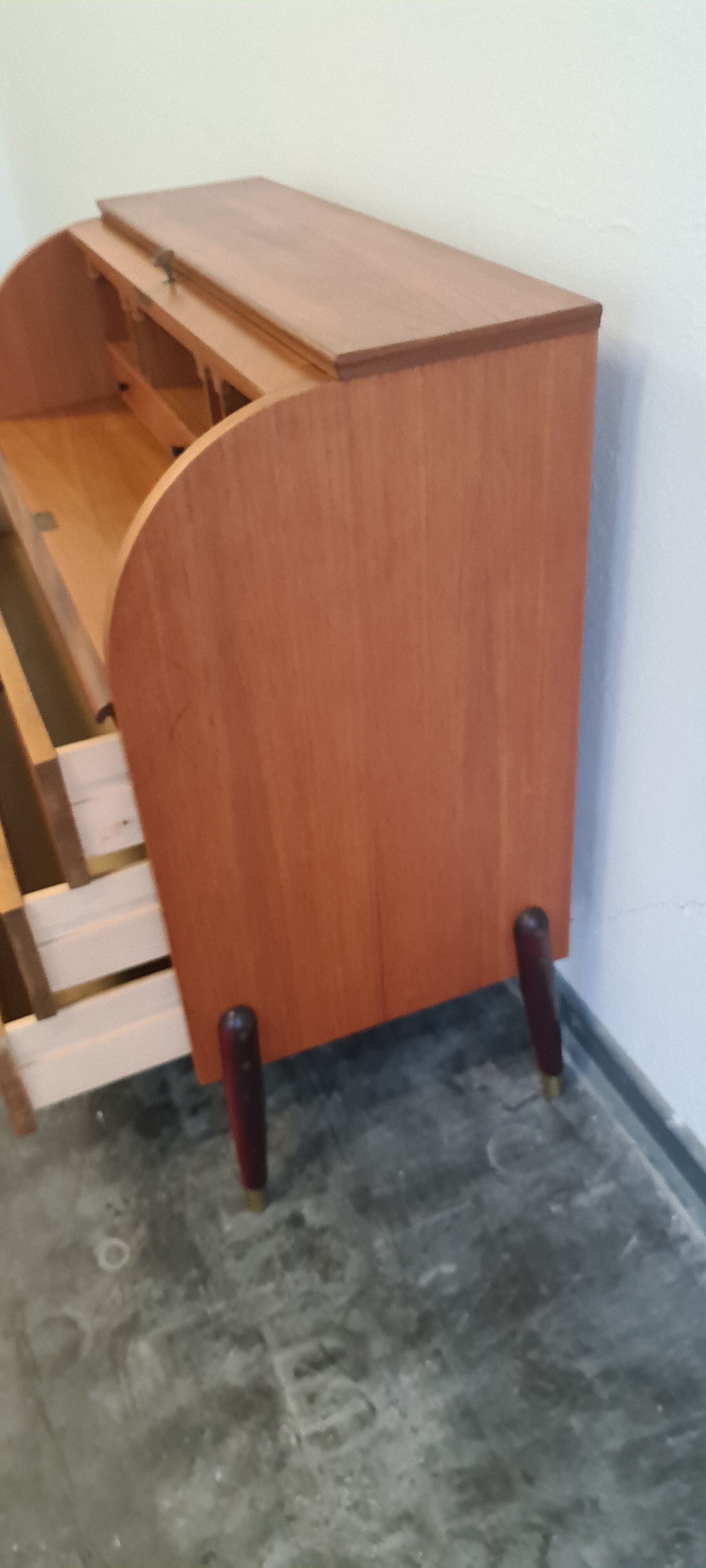 Vintage Scandinavian design secretary by Egon Ostergaard for SMI