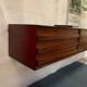 Wall sideboard palissander 1965