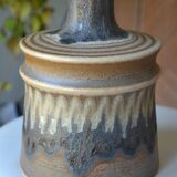 Original vintage flamed stoneware vase