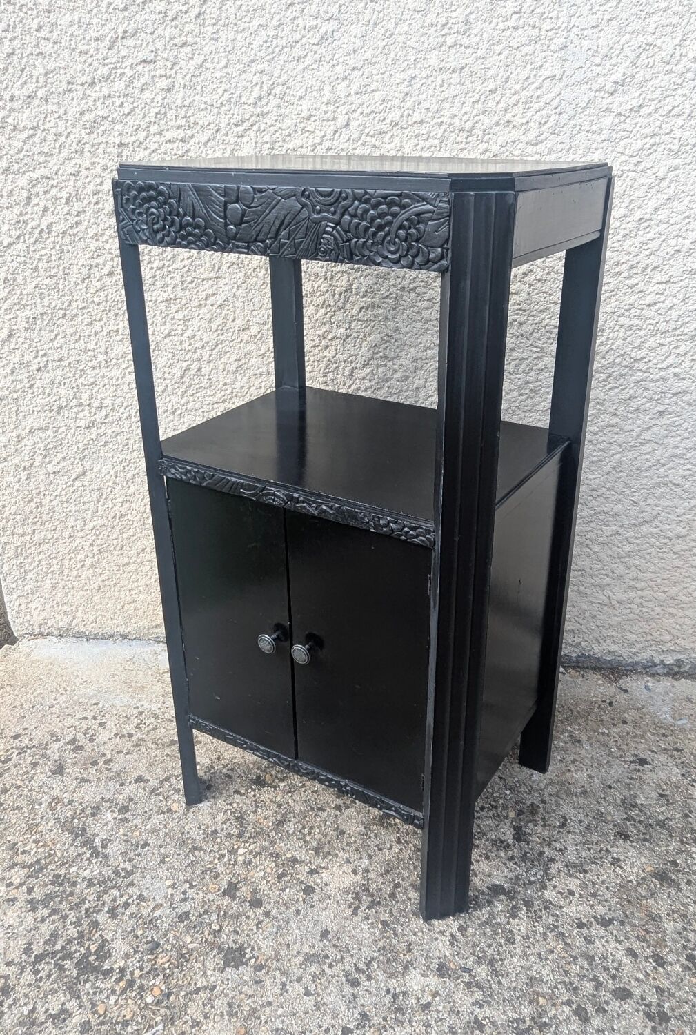 Art Deco Entrance Console Side Table Storage 20s 30s Patina