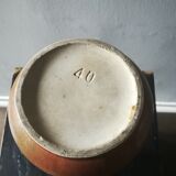 Vase en grès flammé à reflets or, france 1925/30
