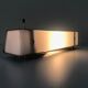 Lampe arlus aluminium et perplex design 1960