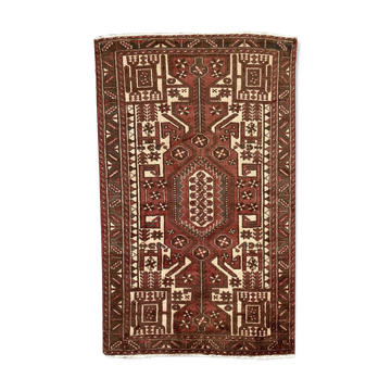 Vintage persian carpet hamadan 128x212 cm