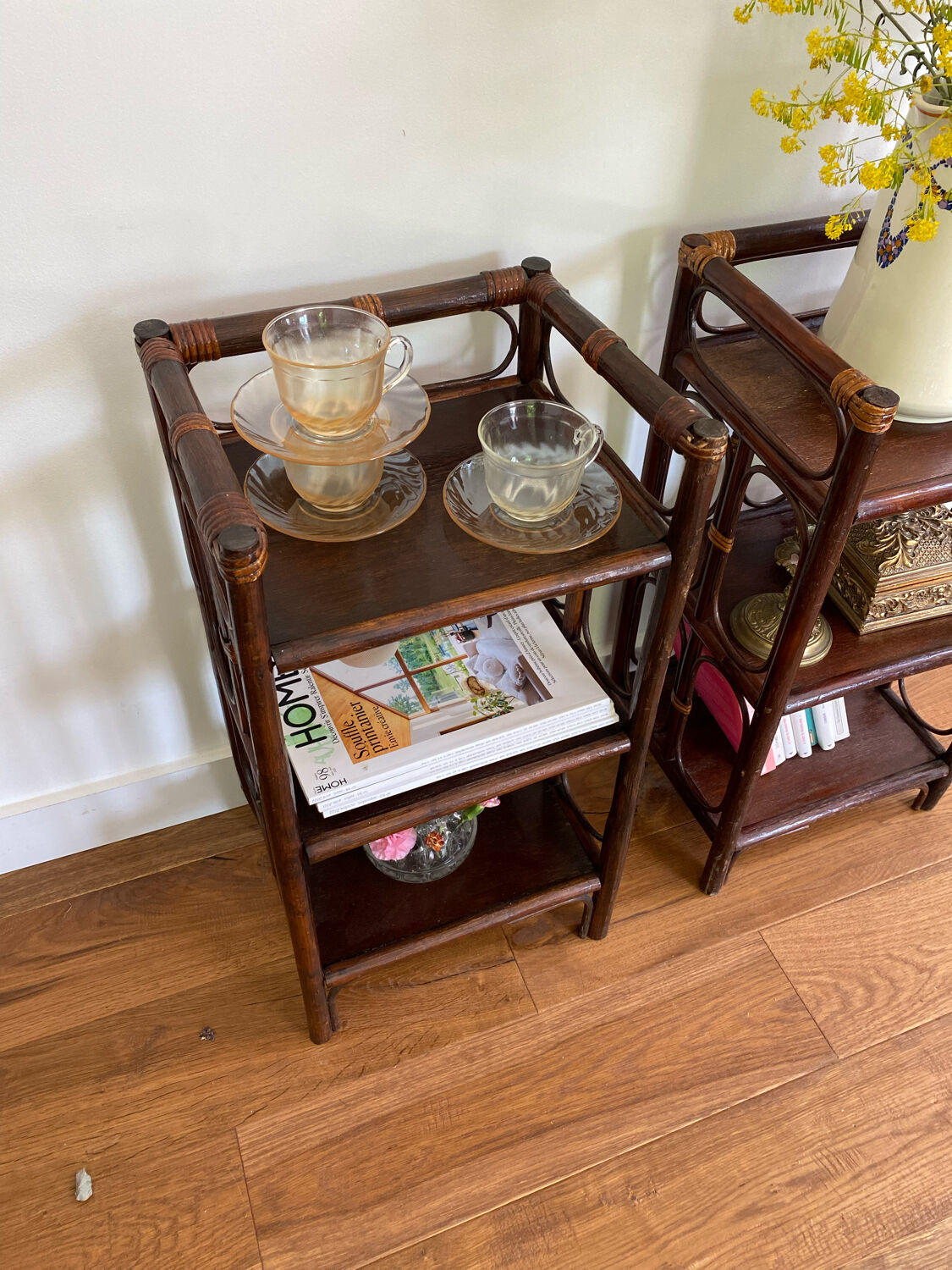 Rattan bedside table payroll