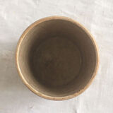 Cracked earthenware pot